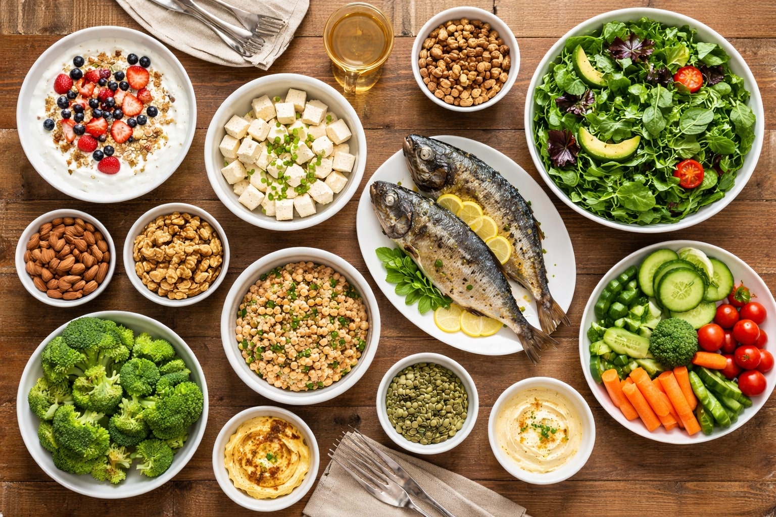 makanan kaya kalsium, vitamin D, dan protein untuk mencegah osteoporosis