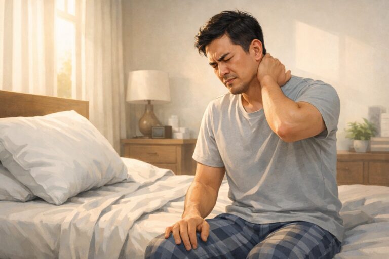 Sering “Salah Bantal”? Ini Cara Cepat Mengatasi Leher Kaku Saat Bangun Tidur